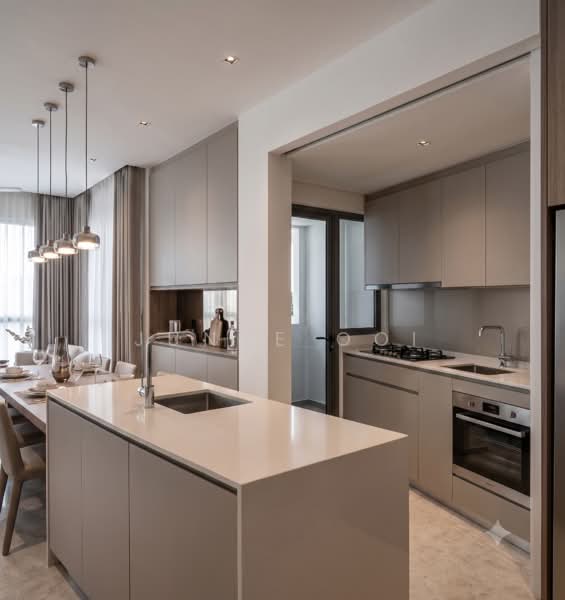 Servis Apartment untuk Disewa di Jendela Residences - Junne Ooi - Kitchen - PropertyGuru.com.my