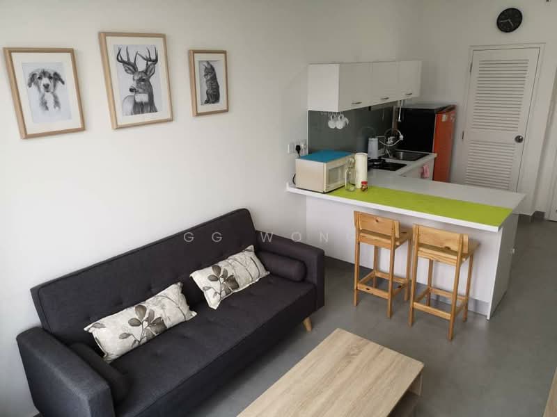Servis Apartment untuk Disewa di Kanvas SOHO - GG Wong - Living Room - PropertyGuru.com.my