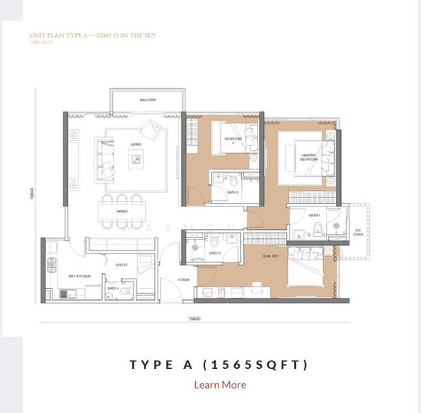 Servis Apartment untuk Dijual di The Park Sky Residence - Waymond . - PropertyGuru.com.my
