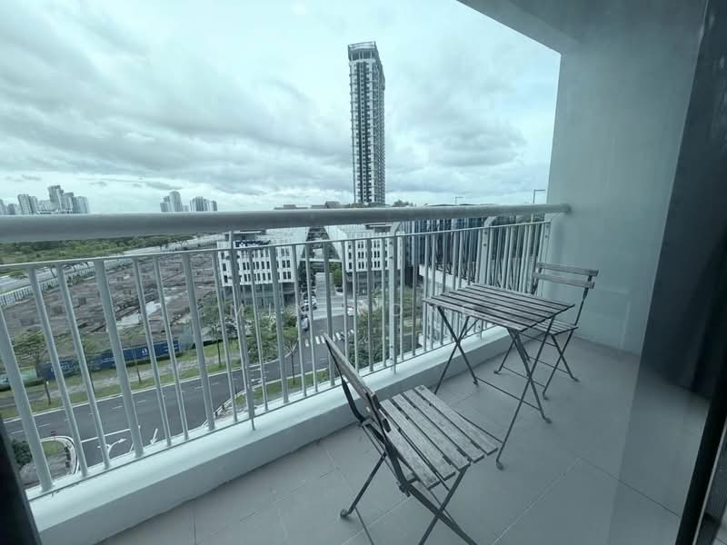 Kondominium untuk Disewa di Teega Residences - Min Kong - Balcony - PropertyGuru.com.my
