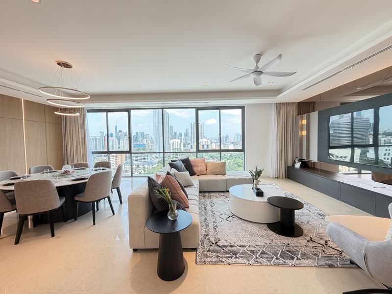 Kondominium untuk Dijual di Capella Embassy (D'Rapport Residences) - Dexter Lim - Living Room - PropertyGuru.com.my