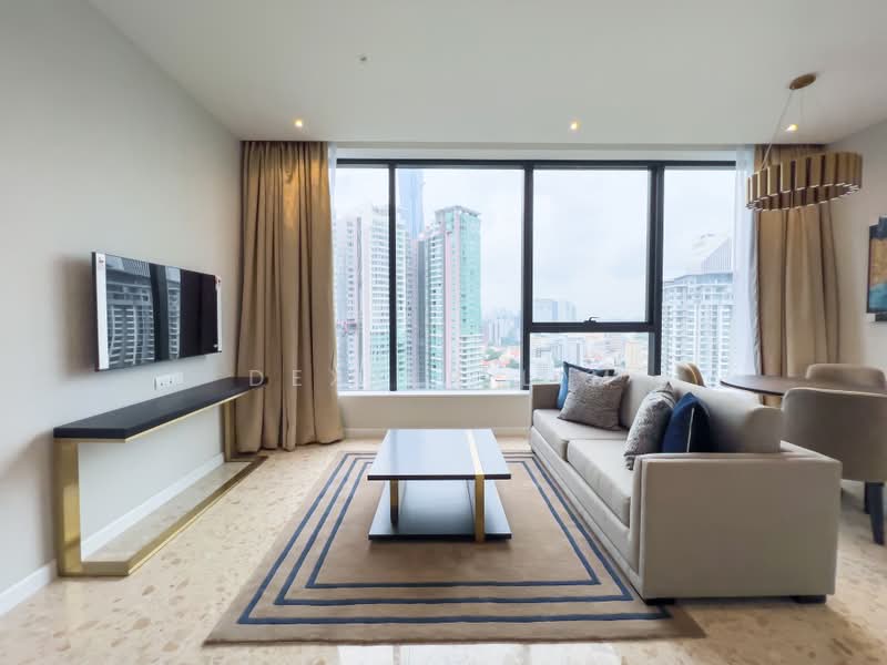Servis Apartment untuk Dijual di Pavilion Ceylon Hill - Dexter Lim - Living Room - PropertyGuru.com.my