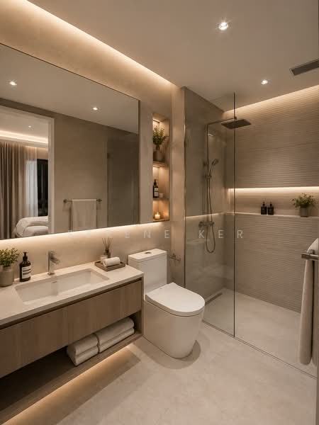 Service Residence for Sale at Lavile Kuala Lumpur - Serene Ker - Bathroom - PropertyGuru.com.my