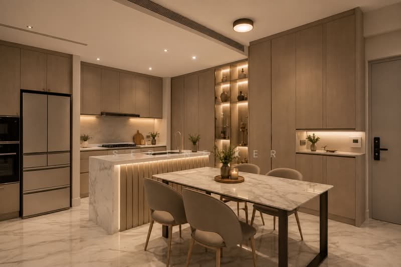 Service Residence for Sale at Lavile Kuala Lumpur - Serene Ker - Kitchen - PropertyGuru.com.my