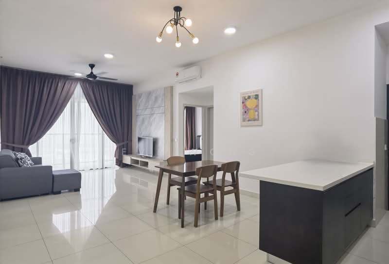 Servis Apartment untuk Disewa di Setia City Residences - Eve Wong - Living Room - PropertyGuru.com.my