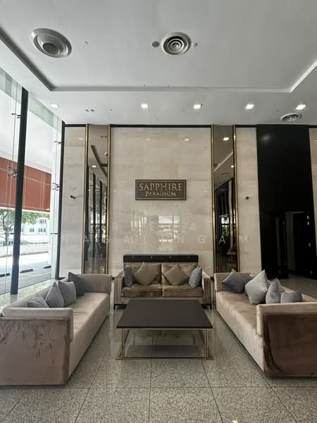 Service Residence for Rent at Sapphire Paradigm - Reena Nagalingam - Lobby - PropertyGuru.com.my