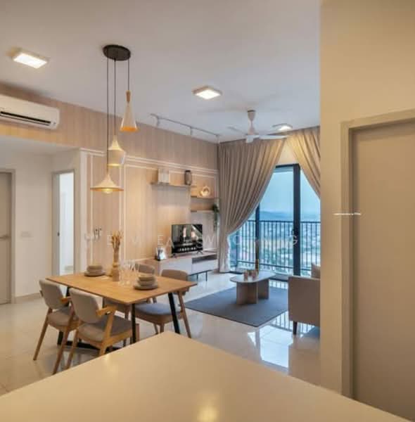 Servis Apartment untuk Disewa di Setia City Residences - Eve Wong - Living Room - PropertyGuru.com.my