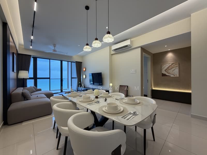 Kondominium untuk Dijual di The Marin at Ferringhi - Lewis Kam - Living Room - PropertyGuru.com.my