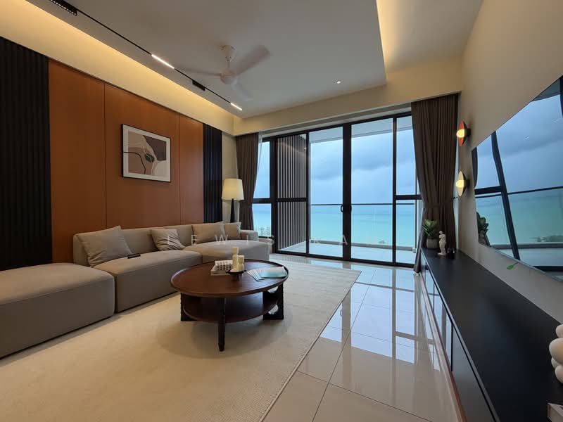 Kondominium untuk Dijual di The Marin at Ferringhi - Lewis Kam - Living Room - PropertyGuru.com.my
