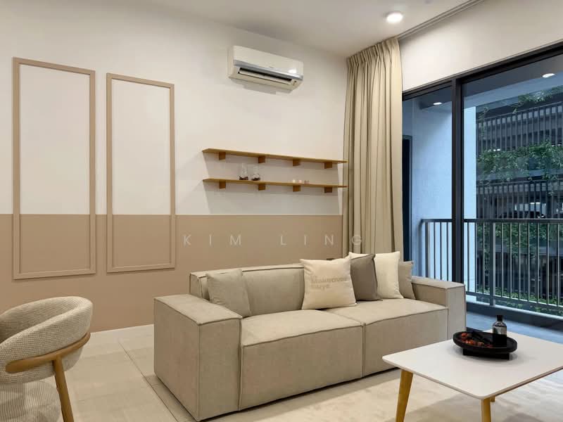 Kondominium untuk Disewa di One Cochrane Residence - Kim Ling - Living Hall - PropertyGuru.com.my