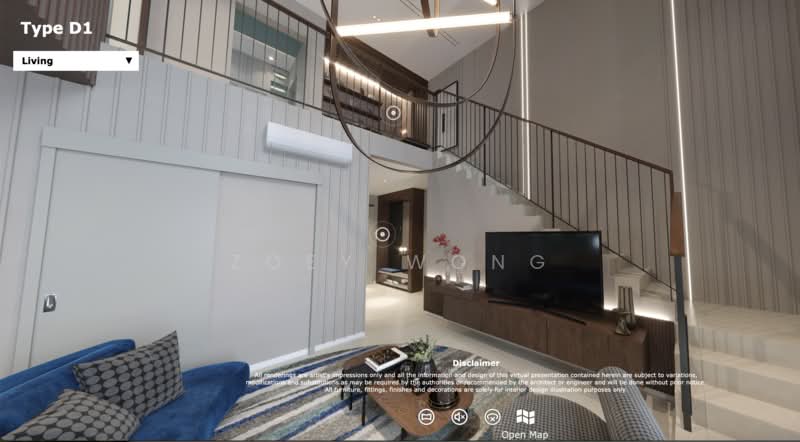 Tanah Kediaman untuk Dijual di Sungai Besi (Kuala Lumpur) - Zoey Wong - Living Room - PropertyGuru.com.my