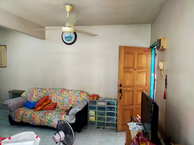 Flat for Sale at Happy Garden Flat - Lincoln Tan - Living Room - PropertyGuru.com.my