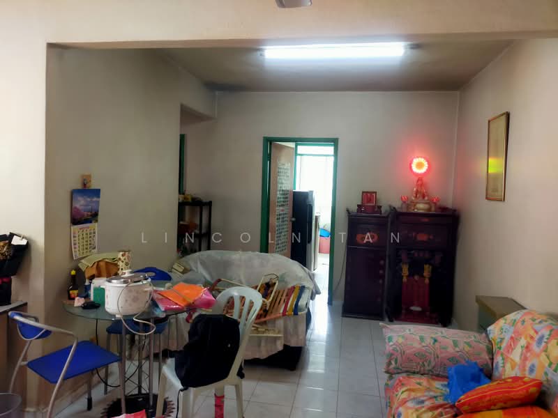 Flat for Sale at Happy Garden Flat - Lincoln Tan - Living Room - PropertyGuru.com.my