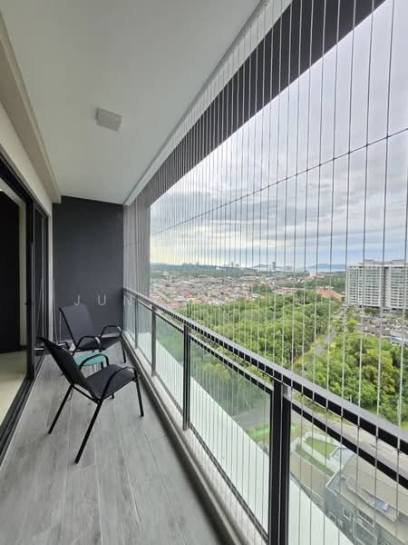 Condominium for Rent at Jesselton Twin Towers - Jun Hoe Hui - Balcony - PropertyGuru.com.my