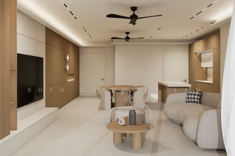 Service Residence for Rent at Jendela Residences - Ruth Chin May Lan - Living Room - PropertyGuru.com.my