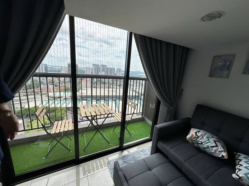 Service Residence for Rent at Twin Tower Residence - Ken Sim - Balcony - PropertyGuru.com.my