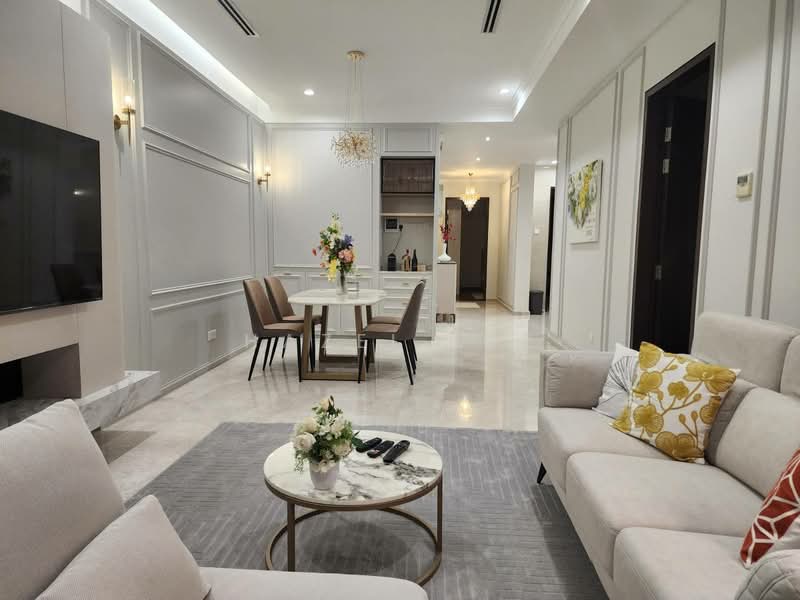 Servis Apartment untuk Disewa di The Manor - Hazel Lee - Living Room - PropertyGuru.com.my
