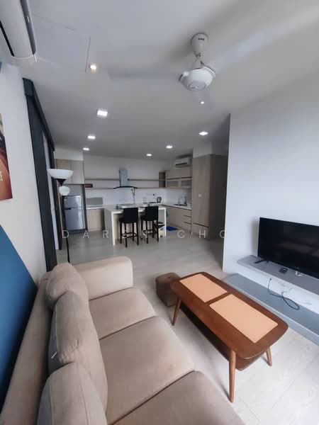 Service Residence for Rent at SkyPark @ Cyberjaya - Daren Choo - Living Room - PropertyGuru.com.my