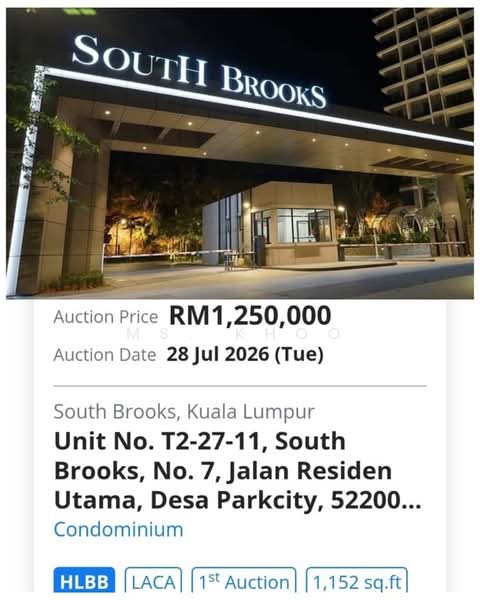 Condominium for Sale at South Brooks - Ms. Khoo - PropertyGuru.com.my