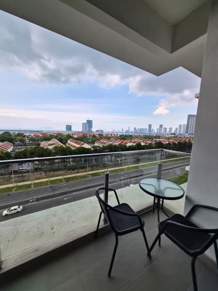 Kondominium untuk Disewa di Marinox Sky Villas - Lilly . - Balcony - PropertyGuru.com.my