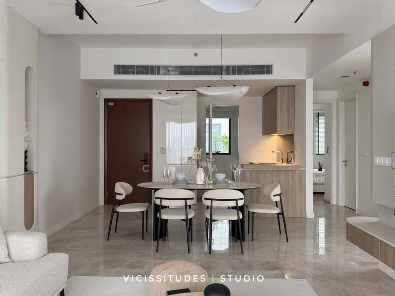 Kediaman Servis untuk Disewa di TRX Residences - CY Law - Dining Room - PropertyGuru.com.my