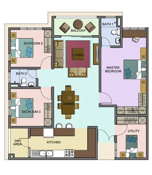 Kondominium untuk Dijual di Astana Lumayan - Sean Loo - PropertyGuru.com.my
