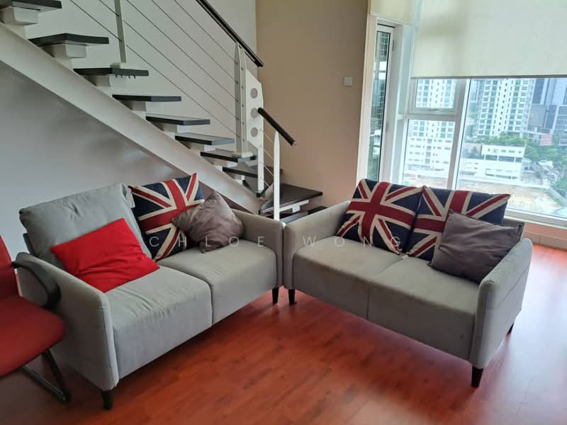 Service Residence for Rent at The Scott Garden SOHO - Chloe Wong - Living Room - PropertyGuru.com.my