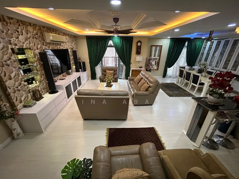 3-storey Terraced House for Sale in Denai Alam (Shah Alam) - Tina Abas - Living Room - PropertyGuru.com.my