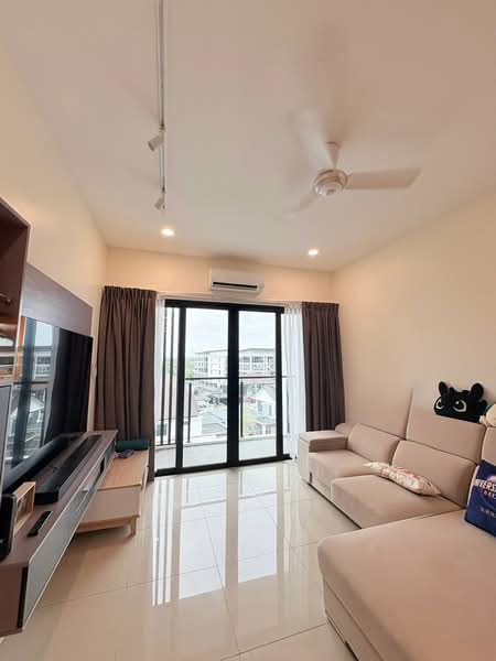 Service Residence for Sale at Gem Suites - Erica Bong - Living Room - PropertyGuru.com.my