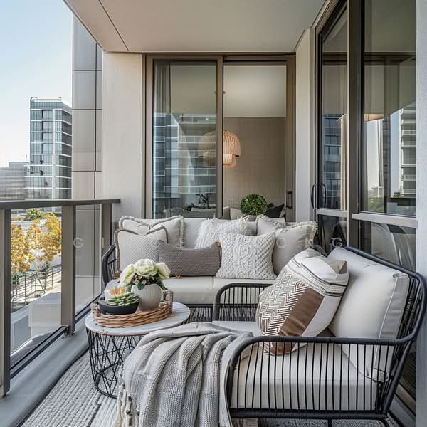 Service Residence for Sale at Armani Hallson KLCC - Ginger Kong - Balcony - PropertyGuru.com.my