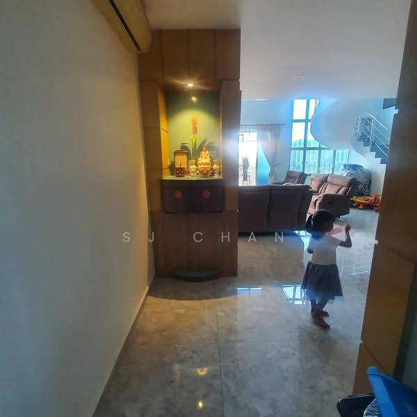 Apartment for Rent at Perling Heights Apartments - SJ CHAN - Living Room - PropertyGuru.com.my