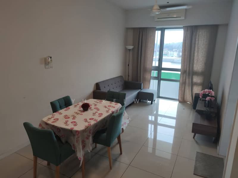 Service Residence for Rent at Cascades Residency - Yu Kelwis - Living Room - PropertyGuru.com.my