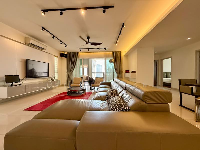 Kondominium untuk Disewa di Platino Condominium - Lee Xue Chen - Living Room - PropertyGuru.com.my