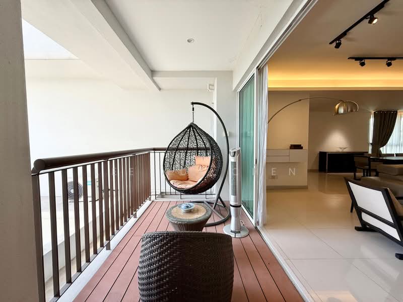 Kondominium untuk Disewa di Platino Condominium - Lee Xue Chen - Balcony - PropertyGuru.com.my