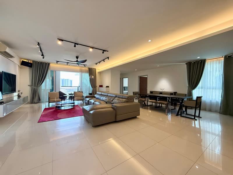 Kondominium untuk Disewa di Platino Condominium - Lee Xue Chen - Living Room - PropertyGuru.com.my
