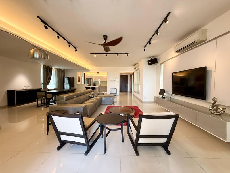 Kondominium untuk Disewa di Platino Condominium - Lee Xue Chen - Living Room - PropertyGuru.com.my