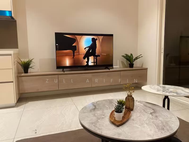 Service Residence for Sale at Quill Residence - ZULL ARIFFIN - Living Room - PropertyGuru.com.my