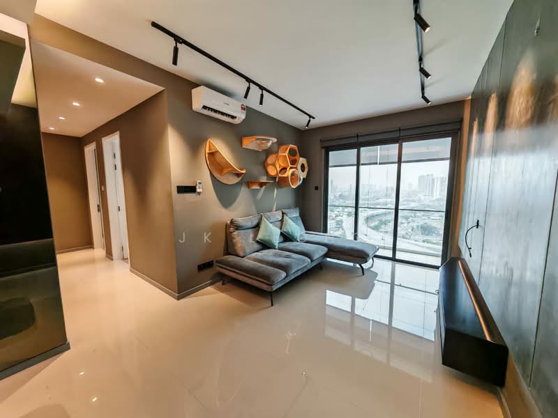 Servis Apartment untuk Dijual di United Point (Residensi Berpadu) - JK Leong - Living Room - PropertyGuru.com.my