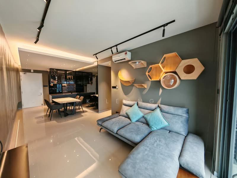 Servis Apartment untuk Dijual di United Point (Residensi Berpadu) - JK Leong - Living Room - PropertyGuru.com.my