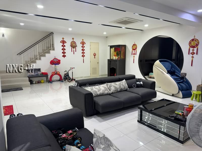 Rumah Teres 3 Tingkat untuk Dijual di Ambang Botanic (Klang) - Wilson Ng - Living Room - PropertyGuru.com.my