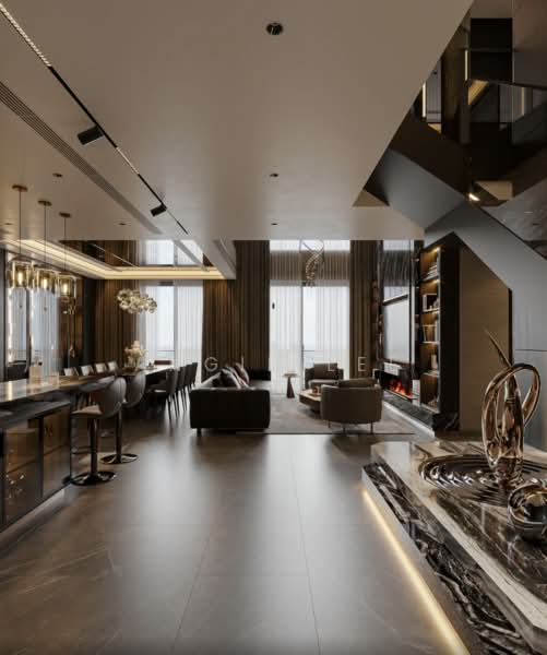 Semi-Detached House for Sale in Mont Kiara (Kuala Lumpur) - Angie Lee - Living Room - PropertyGuru.com.my