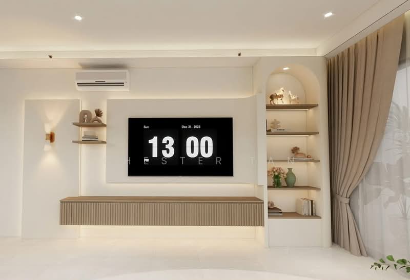 Servis Apartment untuk Disewa di Jendela Residences - Chester Tan - Living Room - PropertyGuru.com.my