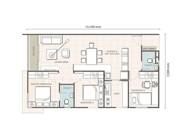 Pangsapuri untuk Dijual di E Residence @ Telipok - Leslie Low - PropertyGuru.com.my