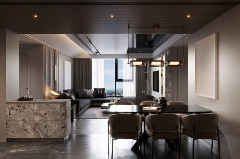 Condominium for Sale at Foriegn Entry 5xxk Only!!! [MM2H] [Furnsihed] High ROI Investment Dual Key / 2-3 Room Condo - KH Koh - Living Room - PropertyGuru.com.my
