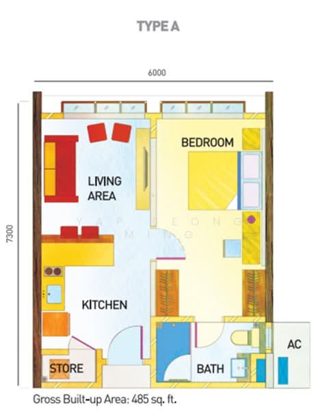 Servis Apartment untuk Dijual di Kanvas SOHO - Yap Seong Ming - PropertyGuru.com.my