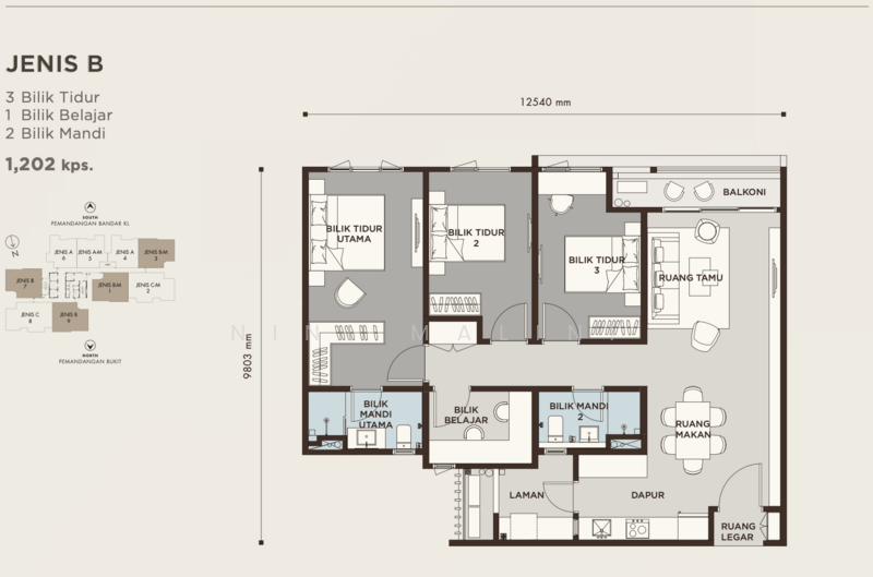 Service Residence for Rent at Melawati : Park One - Nini Malini - PropertyGuru.com.my