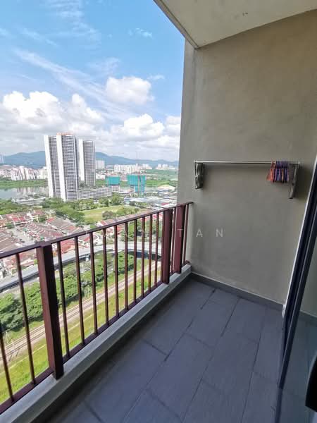 Servis Apartment untuk Disewa di DEX Suites 2.0 (Tower B) @ Kiara East - Ivan Tan - Balcony - PropertyGuru.com.my