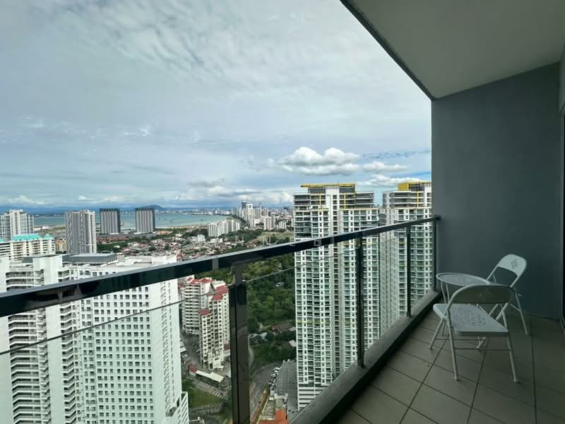 Kondominium untuk Disewa di The Latitude Condominium - Xinnee . - Balcony - PropertyGuru.com.my