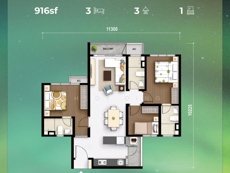 Servis Apartment untuk Dijual di M Aurora - Chloe Ding - PropertyGuru.com.my