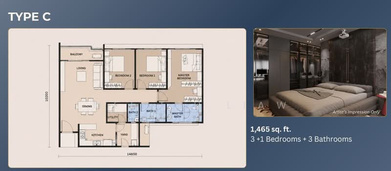 Service Residence for Sale at LikasVue - Mei Tzu Liaw - PropertyGuru.com.my